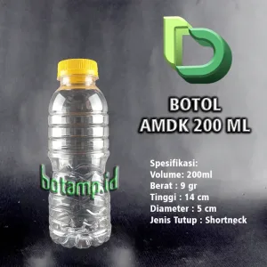 botol aqua amdk 200ml