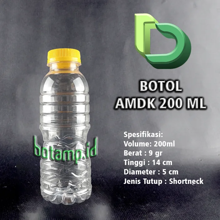 botol aqua amdk 200ml