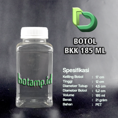 botol kapsul kotak bkk 185ml
