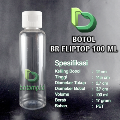 botol br 100ml bening