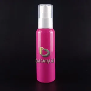botol br 100ml pink tutup pump treatment