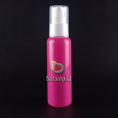 botol br 100ml pink tutup pump treatment