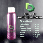 botol br 100ml pink transparan