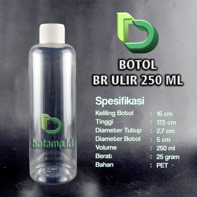 botol br 250ml tutup ulir