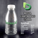 BOTOL CANTIK KALE 350ML TUTUP PUTIH