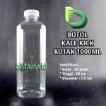 kale 1 liter kotak tutup putih