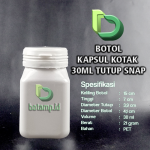 botol kapsul kotak 60ml kotak putih