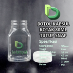 botol kapsul kotak 80ml set