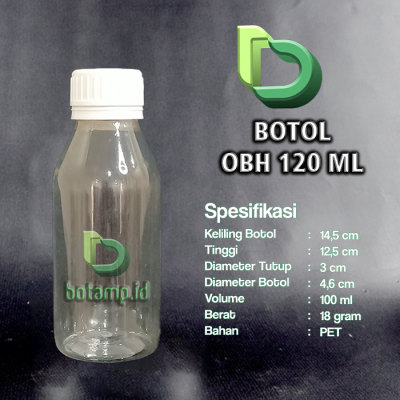 botol pet sirup obh 120ml