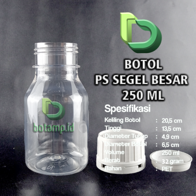botol ps 250ml bening