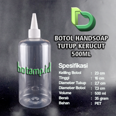 handsoap 500ml tutup kerucut