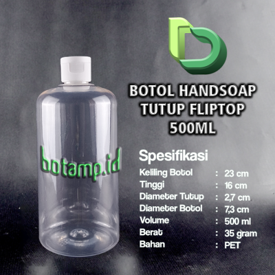handsoap 500ml tutup fliptop