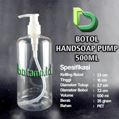 HANDSOAP 500ML PET PUMP