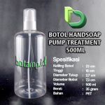 HANDSOAP 500ML PET PUMP TREATMENT PUTIH