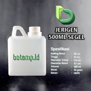 jerigen madu 500ml segel