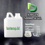 jerigen madu 500ml segel set
