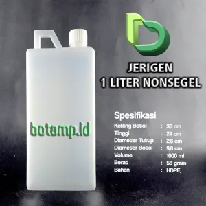 Jerigen nonsegel 1 liter