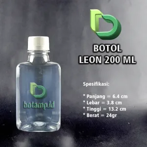 botol leon kotak 200ml