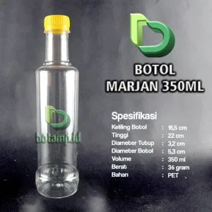 botol marjan 350ml plastik