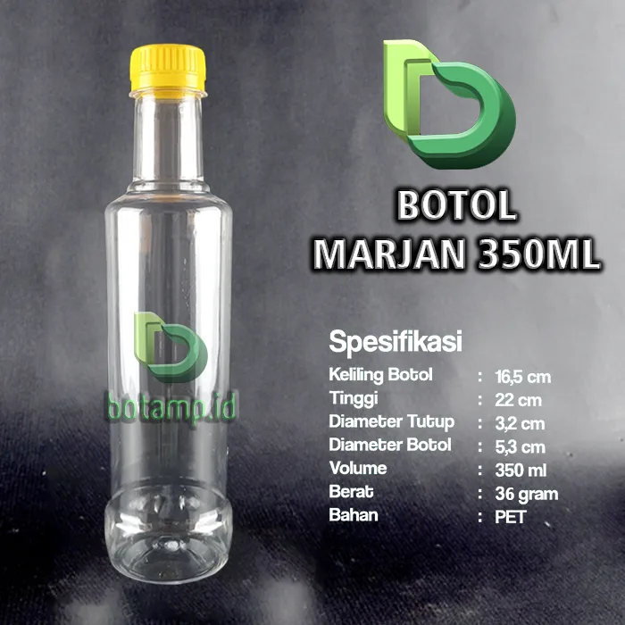 botol marjan 350ml plastik
