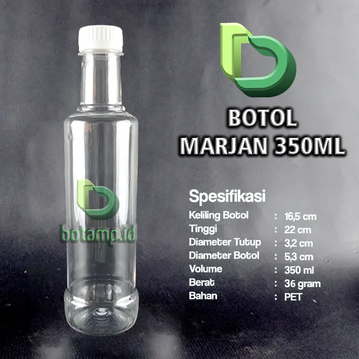 botol marjan 350ml plastik