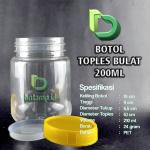 toples 200ml bulat kuning set