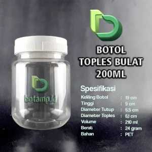 toples 200ml bulat
