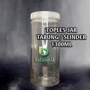 toples jar tabung slinder 1300ml