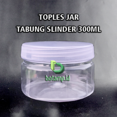toples jar tabung slinder 300ml