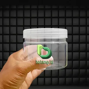 toples jar tabung slinder 400ml tangan