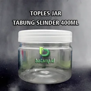 toples jar tabung slinder 400ml