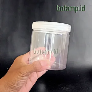 toples jar tabung slinder 600ml tangan