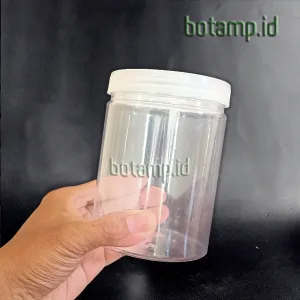 toples jar tabung slinder 800ml tangan