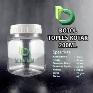 toples kotak 200ml