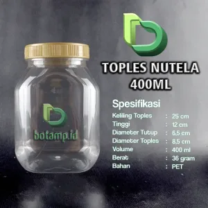 toples nutela 400ml oval