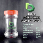 toples sambal ring 150ml merah