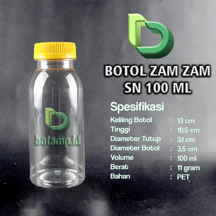 botol zam zam 100ml sn kuning