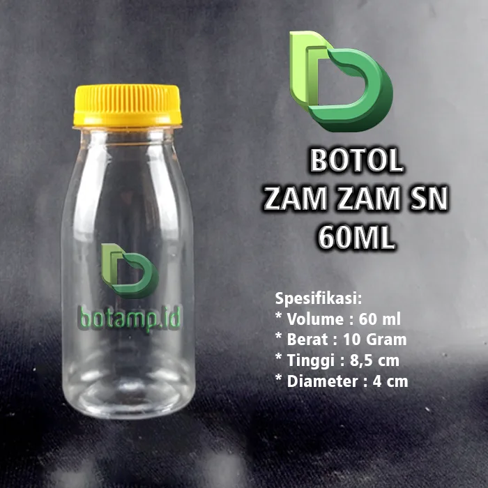 botol zam zam sn 60ml kuning