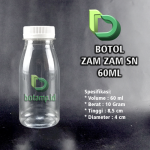 botol zam zam sn 60ml putih