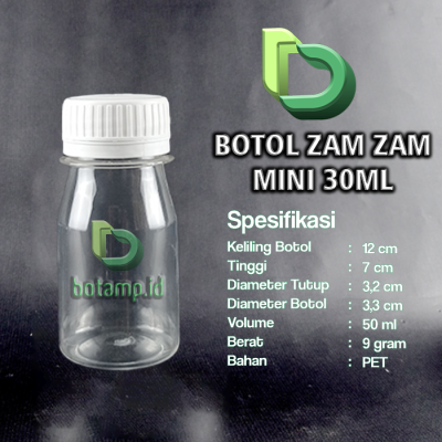 botamp.id zam zam mini 30ml putih