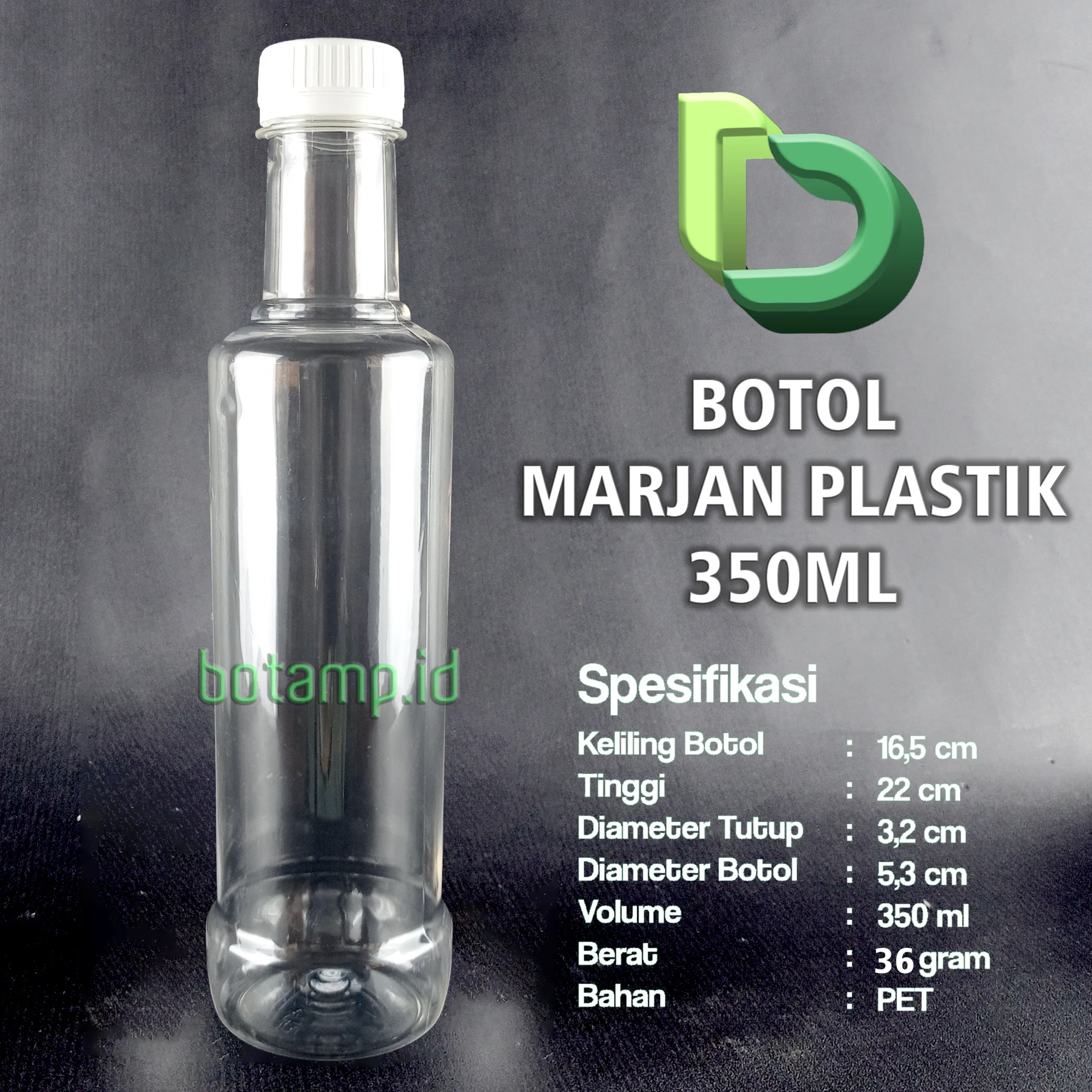 botol marjan 350ml plastik